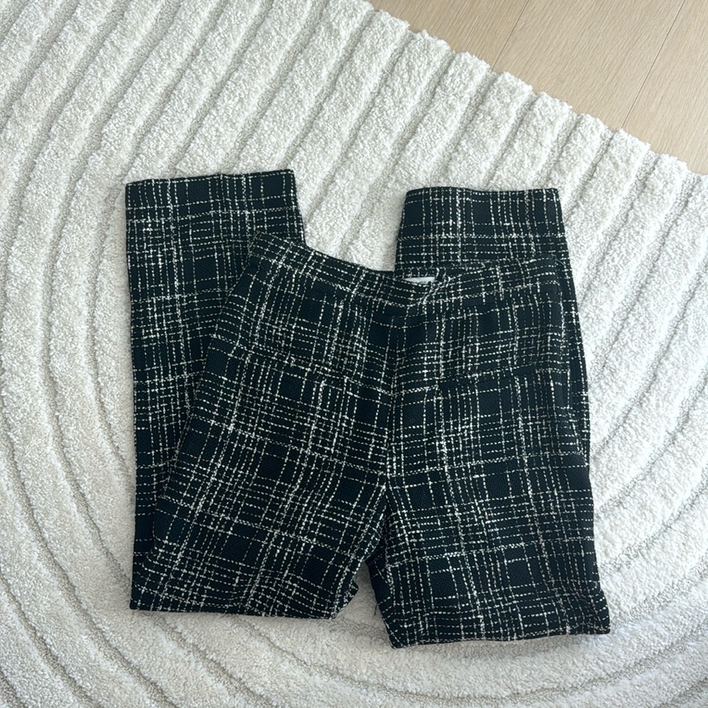 Zara plaid tweed pants